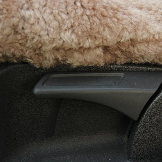 Premium Autofell für Autositze mit Airbag im Sitz (Sand)