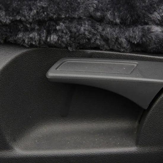 Premium Autofell für Mittelklasse Wagen mit Airbag im Sitz (Anthrazit)