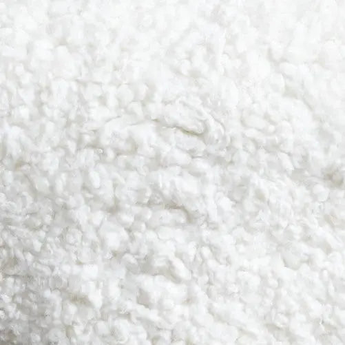 Lammfell Curly Off-White 95-100 cm - Geschoren & Gelockt
