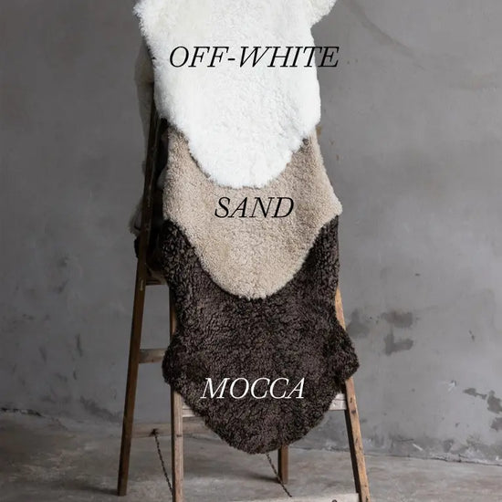 Lammfell Curly - OFF-White- (geschoren gelockt)