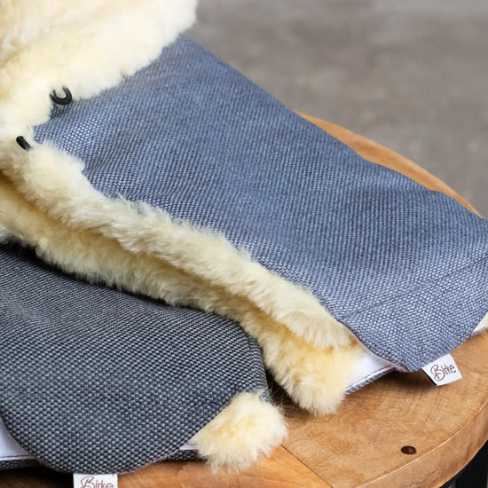 Baby- Kinderwagen-Handwärmer mit Lammfellfutter