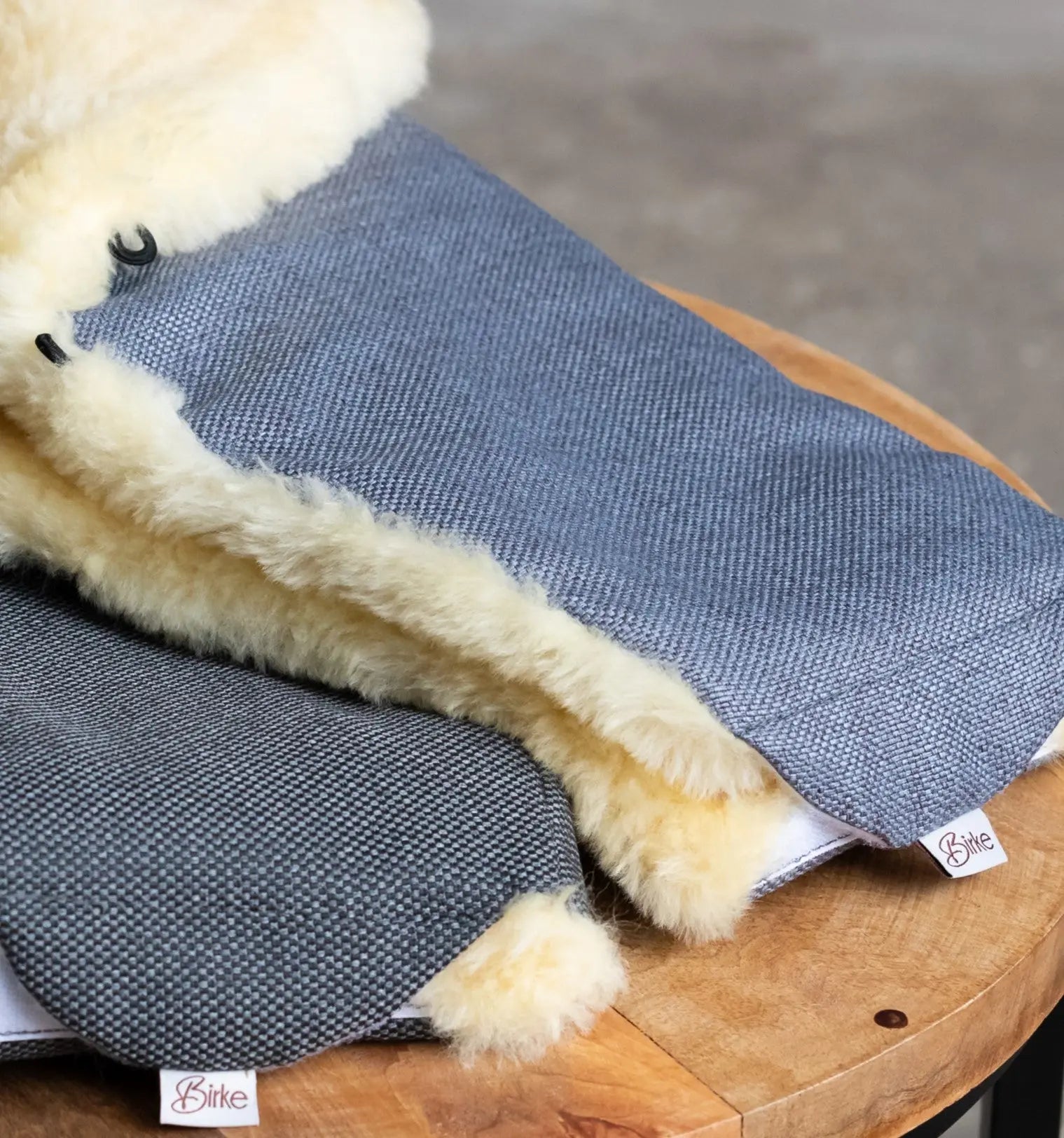 Baby- Kinderwagen-Handwärmer mit Lammfellfutter