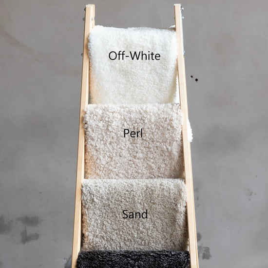 2er Lammfell Curly - Off-White - (geschoren gelockt)