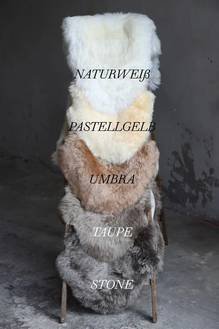 Lammfell Taupe (grau braun)