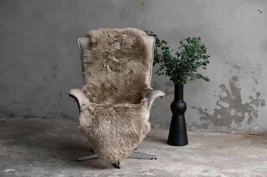 2er Lammfell Taupe (Grau, Braun)