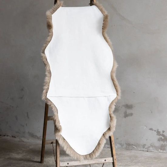 1,5er Lammfell Perl (grau beige)