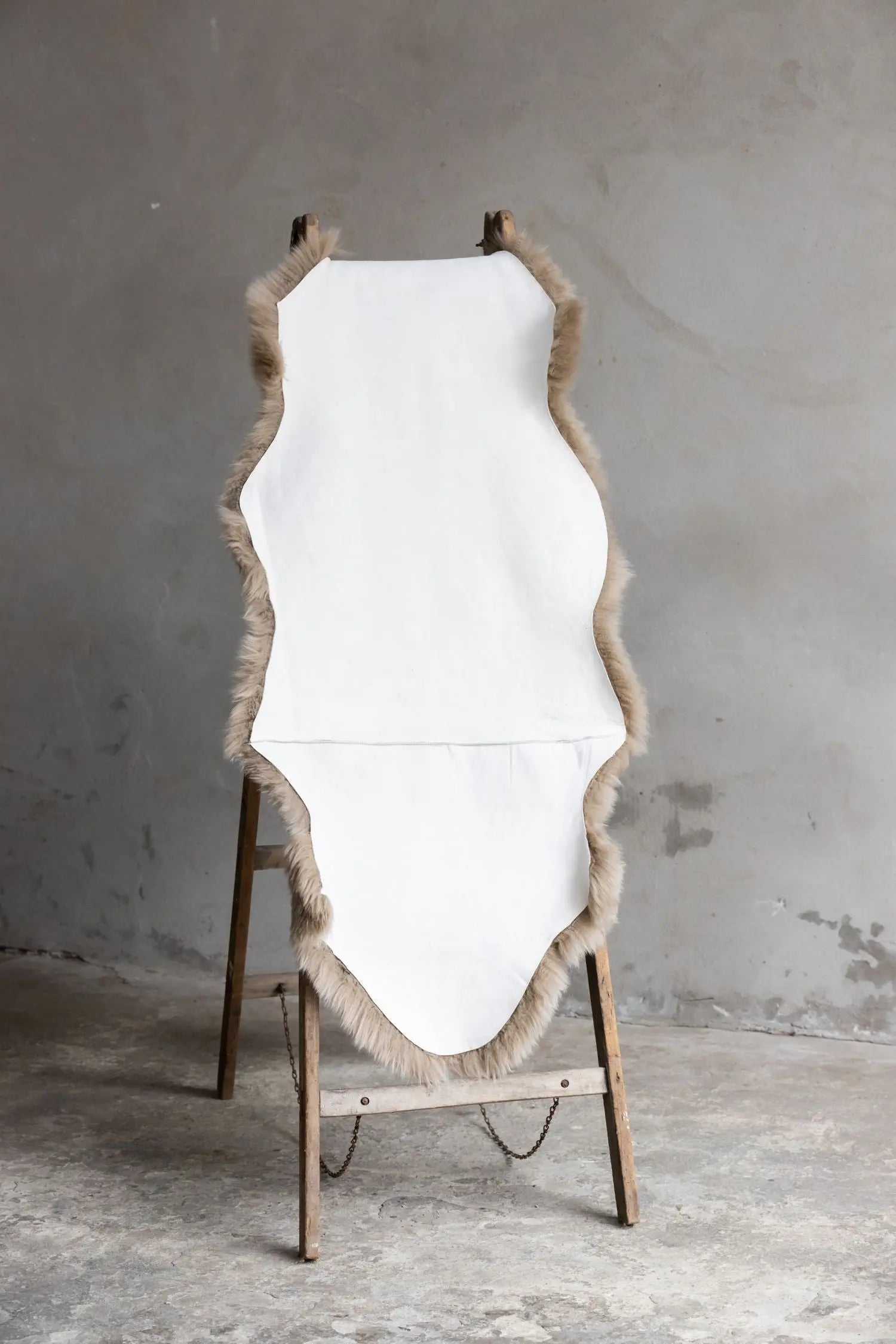 1,5er Lammfell Perl (grau beige)