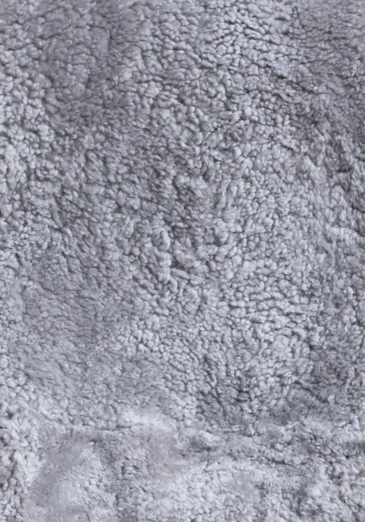 2er Lammfell Curly - Platin - (geschoren gelockt)