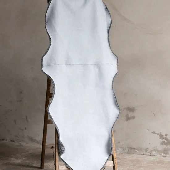 2er Lammfell Curly - Platin - (geschoren gelockt)