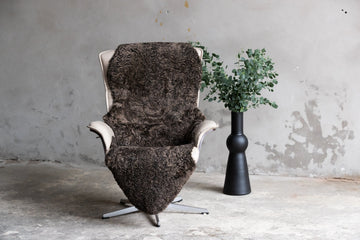 2er Lammfell Curly - Mocca - (geschoren gelockt)