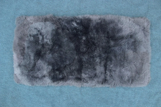 Lammfelldecke ca. 70 x 140 cm Grau/Anthrazit