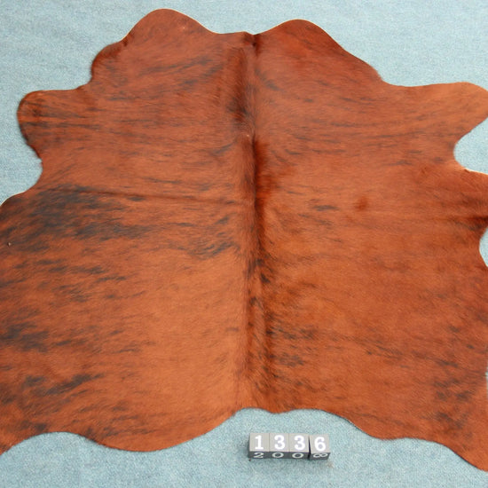 Kuhfell Schwarz Braun getigert (1336)