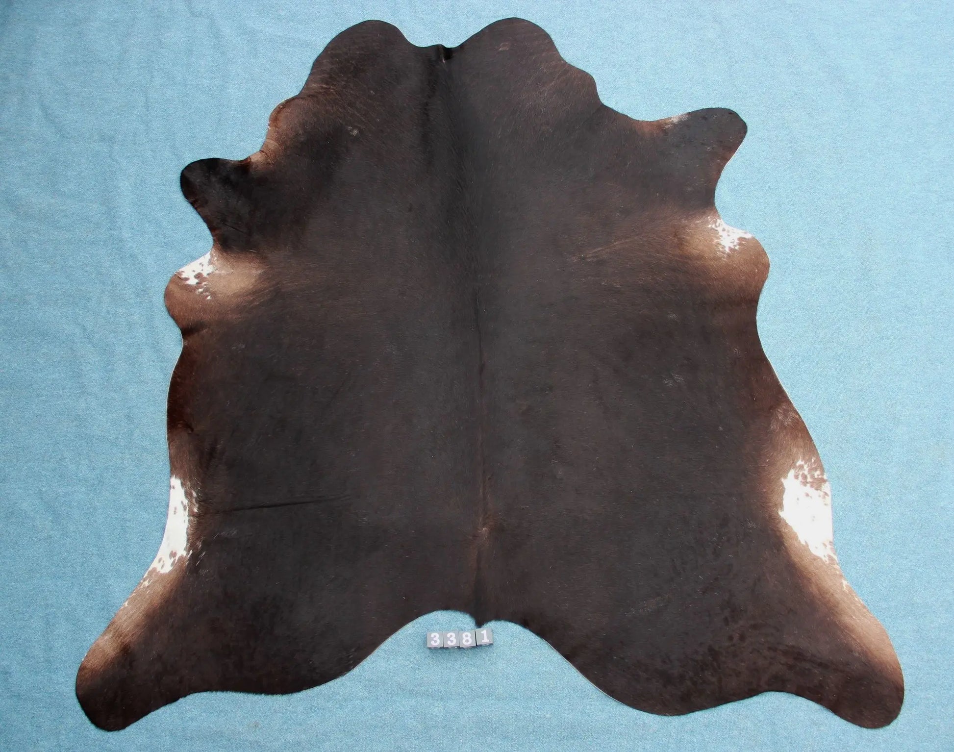 Kuhfell Schwarz Braun Weiß (3381)