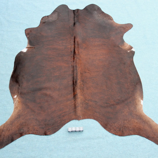 Kuhfell Schwarz Braun getigert (2631)