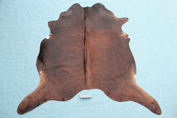 Kuhfell Schwarz Braun getigert (2631)