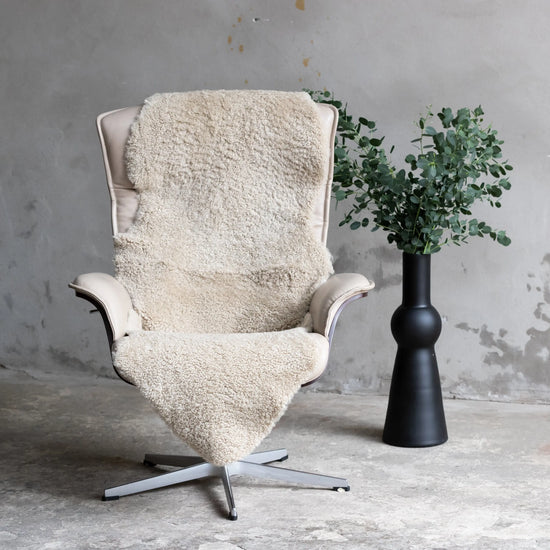 2er Lammfell Curly - Perl - (geschoren gelockt)