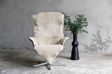 2er Lammfell Curly - Perl - (geschoren gelockt)