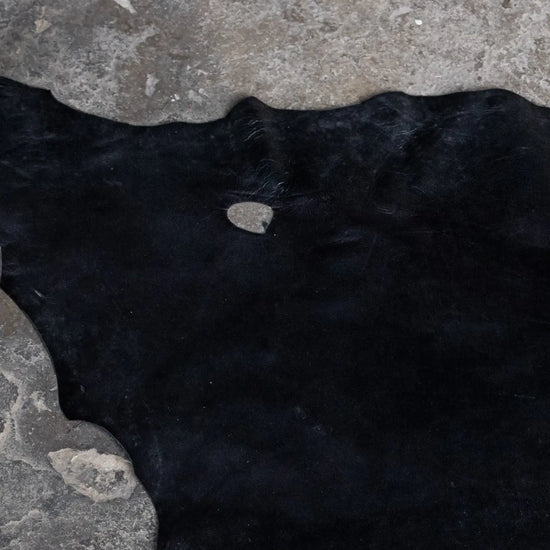 Ziegenleder Nappa schwarz (mit Fehlern)