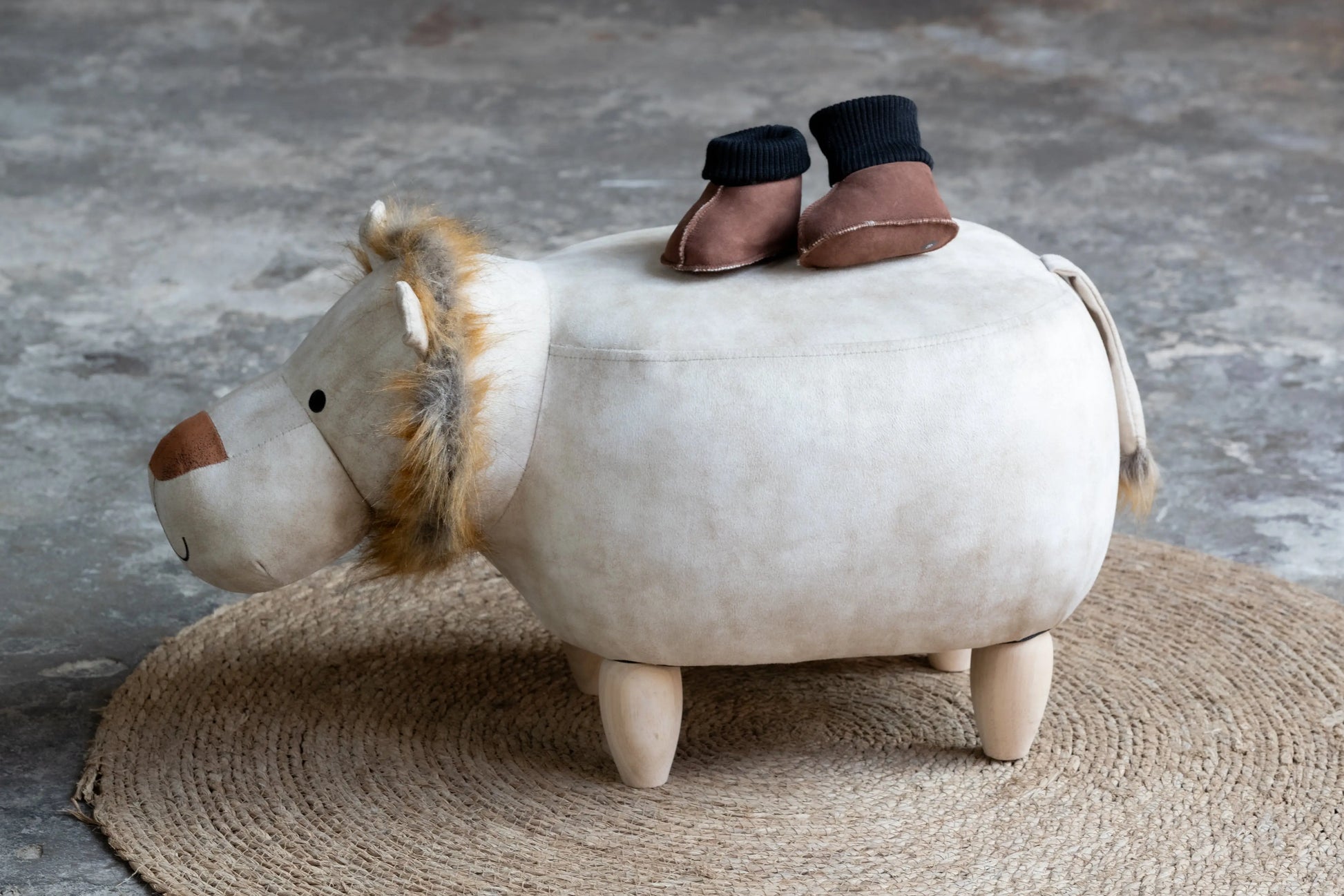 Lammfell Babyschuhe Jave (Braun)