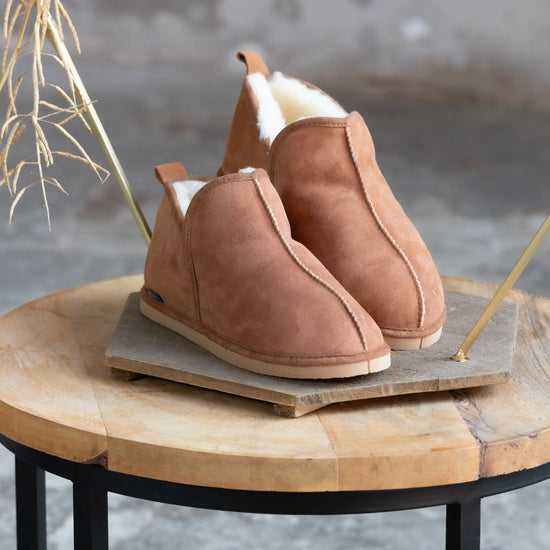 Lammfell Hausschuhe Lian l Braun l Gr. 37-42