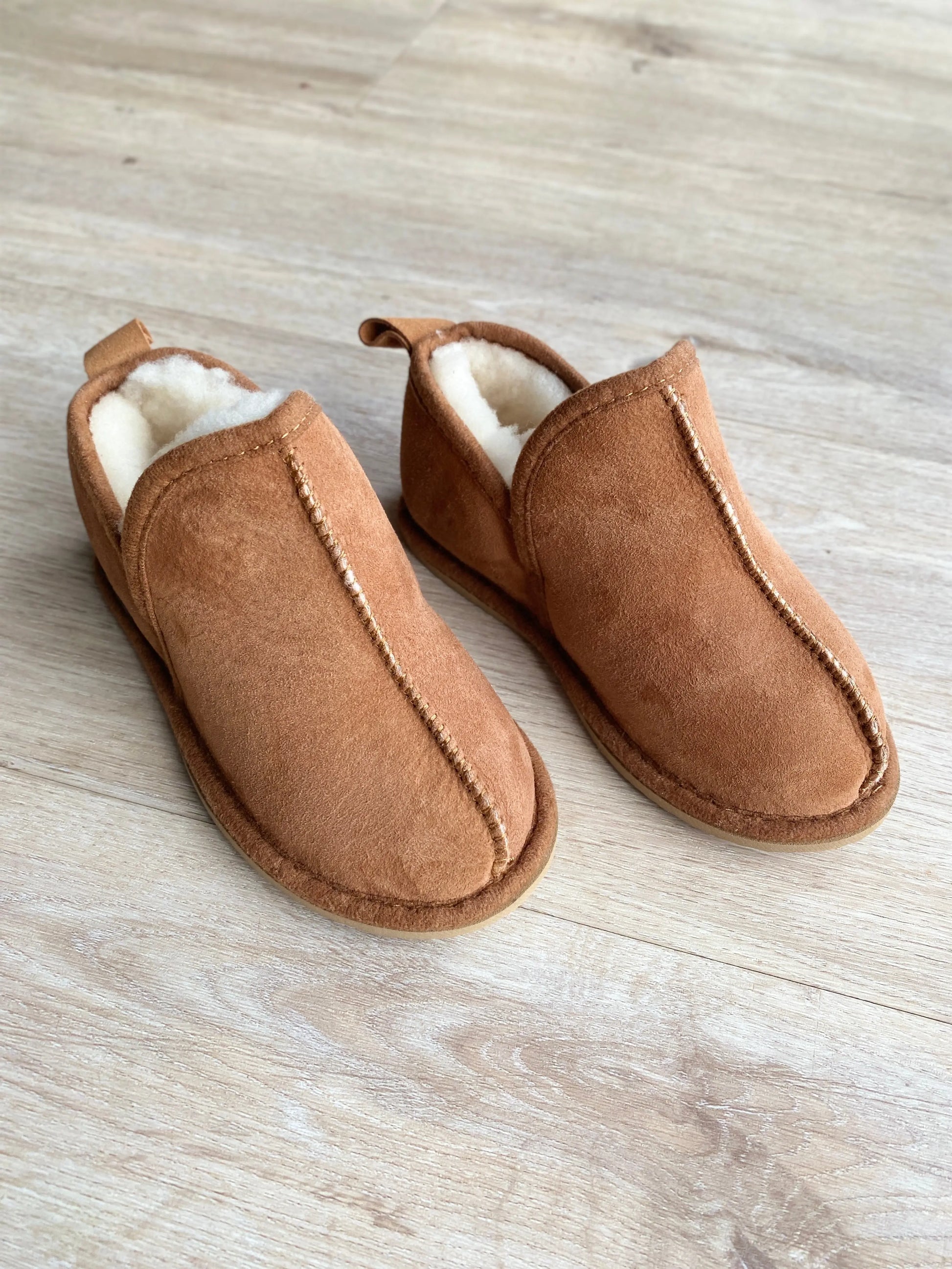 Lammfell Hausschuhe Lian l Braun l Gr. 37-42
