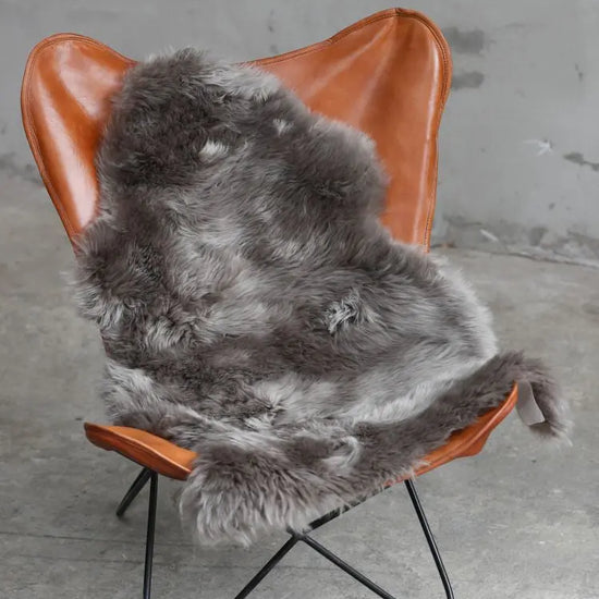 Lammfell Stone (grau, braun)