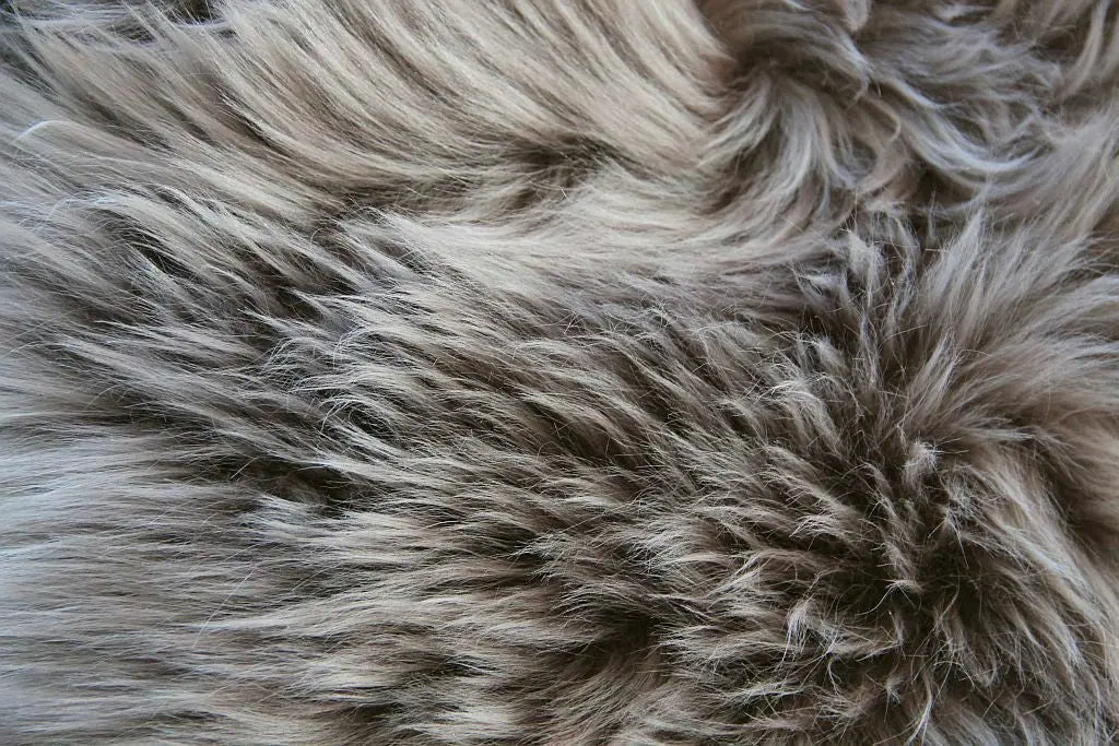 Lammfell Stone (grau, braun)