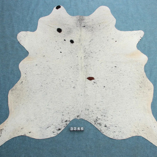 Kuhfell Schwarz Braun Weiß gesprenkelt (3246)