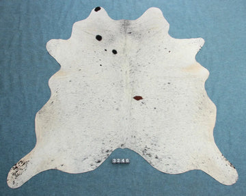 Kuhfell Schwarz Braun Weiß gesprenkelt (3246)