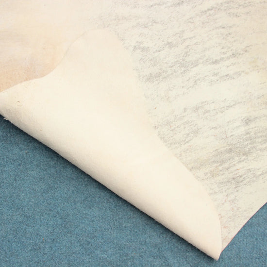 Kuhfell Grau Beige Weiß getigert (3417)