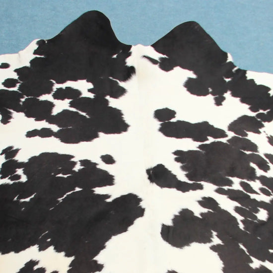 Kuhfell Schwarz Weiß Beige gepunktet (4158) XXL 4-5 qm