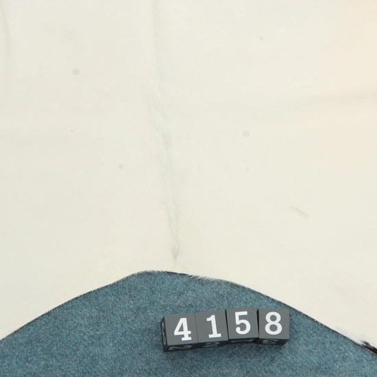 Kuhfell Schwarz Weiß Beige gepunktet (4158) XXL 4-5 qm