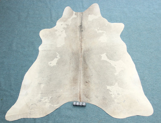 Kuhfell Grau Weiß (2672) 2-3 qm