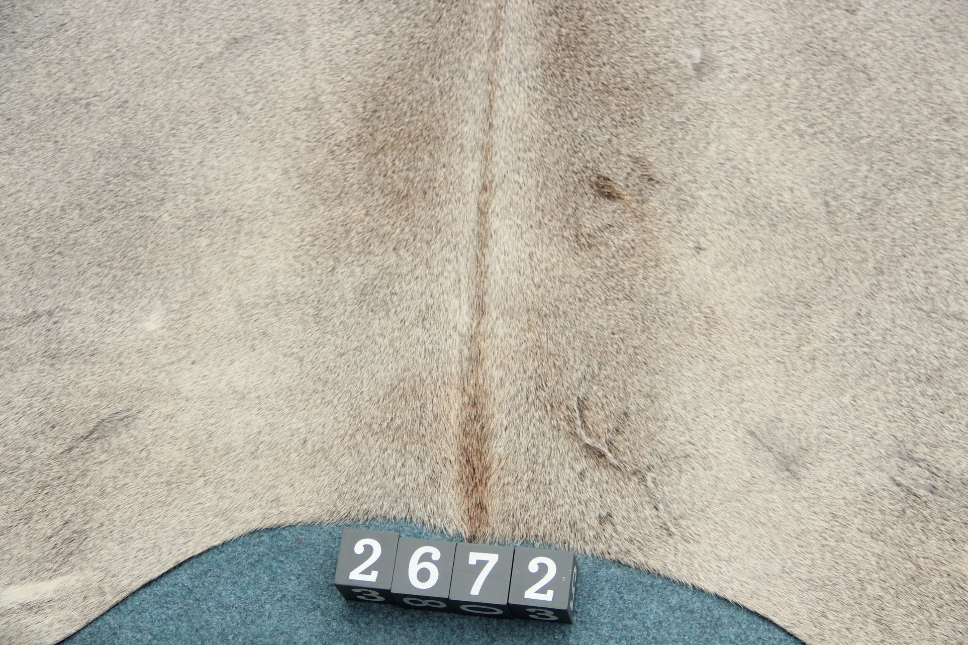 Kuhfell Grau Weiß (2672) 2-3 qm