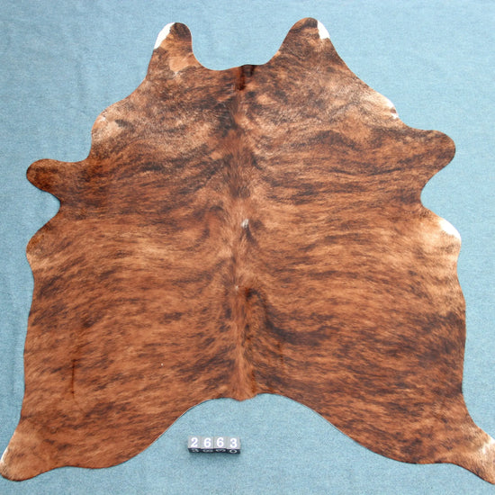 Kuhfell Braun Schwarz getigert (2663) 2-3 qm