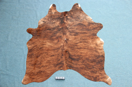 Kuhfell Braun Schwarz getigert (2663) 2-3 qm