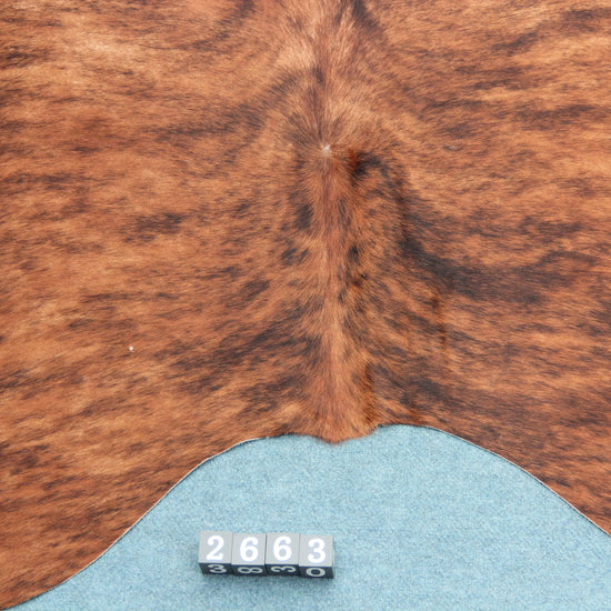 Kuhfell Braun Schwarz getigert (2663) 2-3 qm