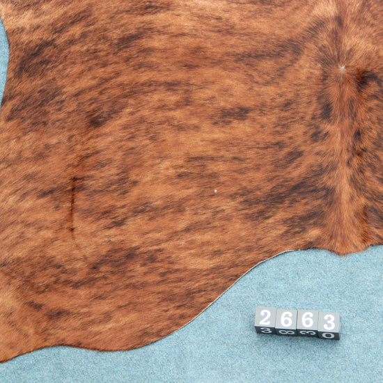 Kuhfell Braun Schwarz getigert (2663) 2-3 qm