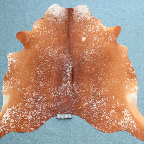 Kuhfell Braun Weiß Salz&Pfeffer (2666) 2-3 qm