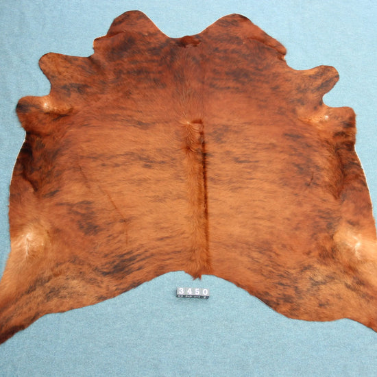 Kuhfell Schwarz Braun getigert (3450) 3 -4 qm