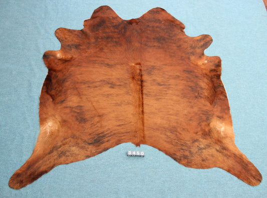 Kuhfell Schwarz Braun getigert (3450) 3 -4 qm