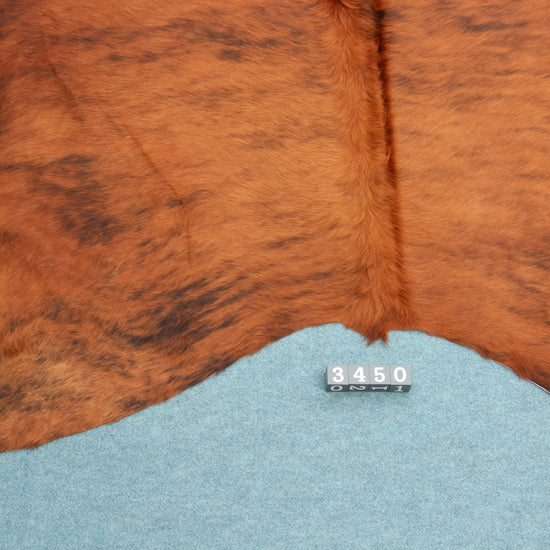 Kuhfell Schwarz Braun getigert (3450) 3 -4 qm