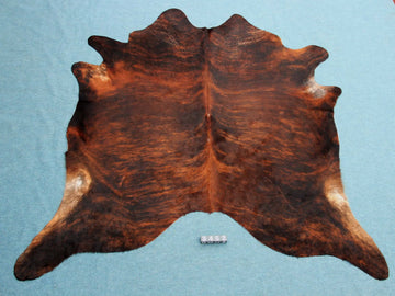 Kuhfell Schwarz Braun getigert (3452) 3 -4 qm