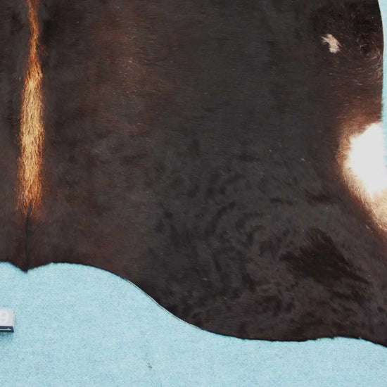 Kuhfell Schwarz Braun Weiß (3459) 3 -4 qm