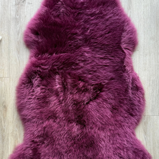 Lammfell Burgundy