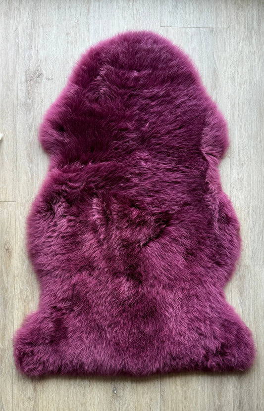 Lammfell Burgundy