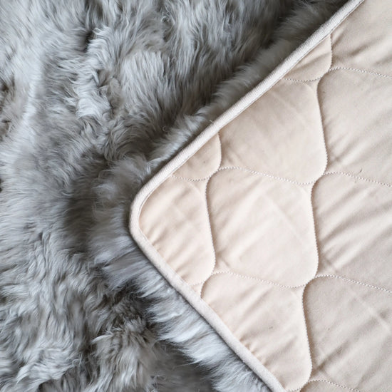 Lammfelldecke ca. 70 x 140 cm Kaschmir