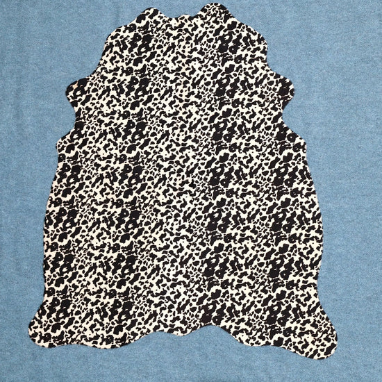 Kuhfell Schwarz Weiß (1415) bedruckt