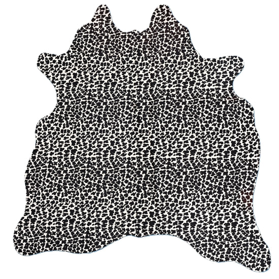 Kuhfell Schwarz Weiß (1414) bedruckt