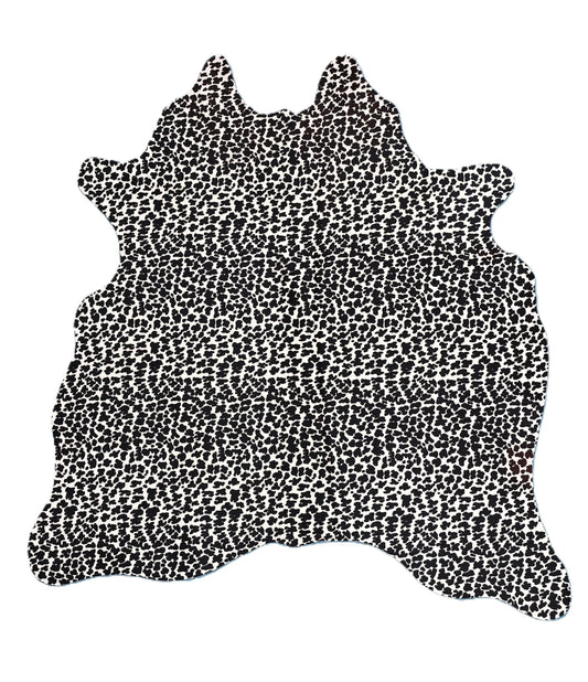 Kuhfell Schwarz Weiß (1414) bedruckt